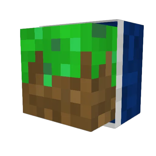 BlockZock_TV Minecraft avatar head, 3D render