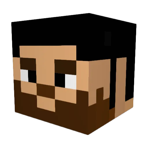 Block_gamer99 Minecraft avatar head, 3D render