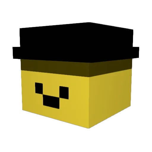 Blockboy21194 Minecraft avatar head, 3D render