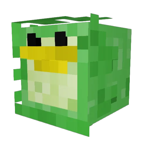 Blockbuster3400 Minecraft avatar head, 3D render