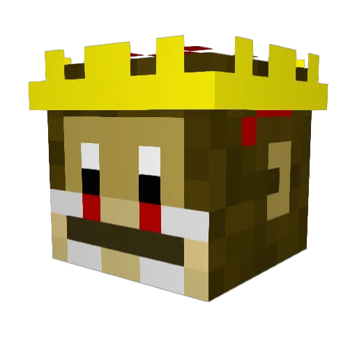 Blockchain3378 Minecraft avatar head, 3D render