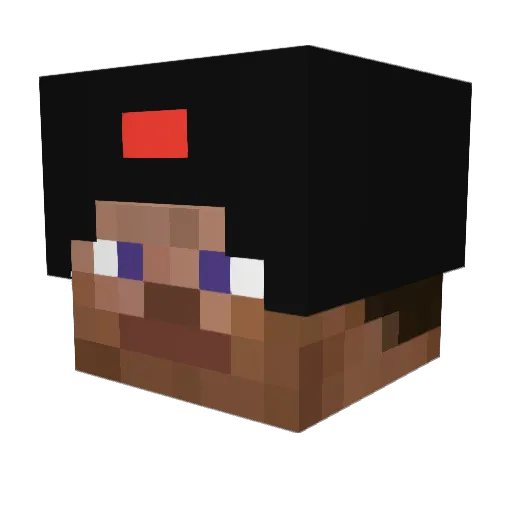 Blockcity10 Minecraft avatar head, 3D render