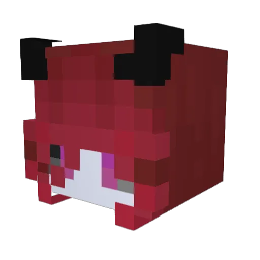 Blocked_Bunny Minecraft avatar head, 3D render