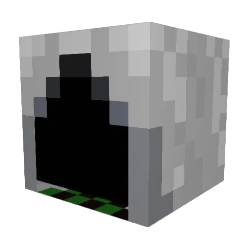 Blockers31 Minecraft avatar head, 3D render