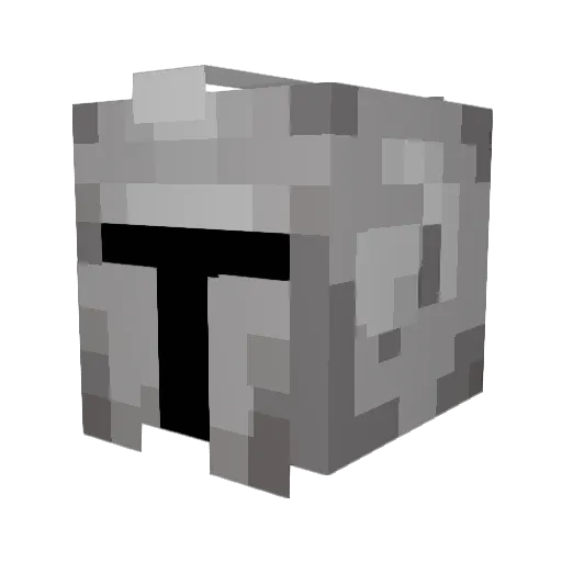 Blockhead2115 Minecraft avatar head, 3D render