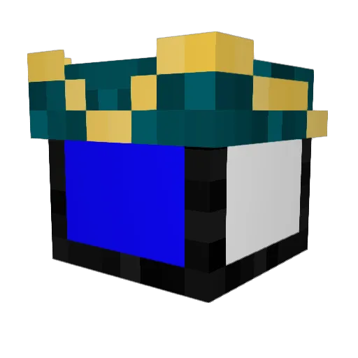 Blockishzulu737 Minecraft avatar head, 3D render