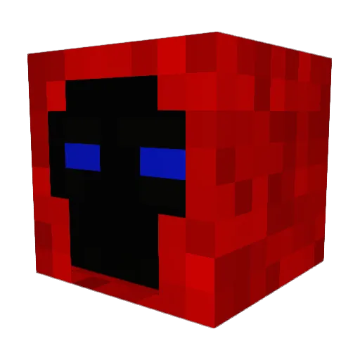 Blockoli Minecraft avatar head, 3D render