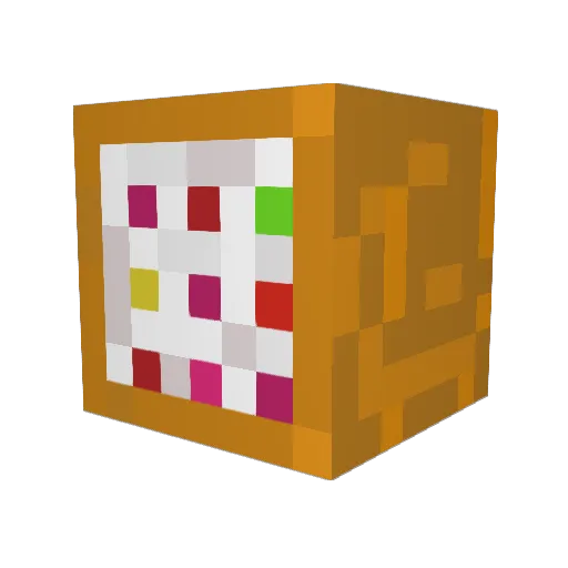Blocksanti Minecraft avatar head, 3D render