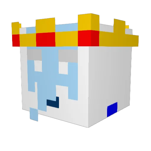 Blocksonn Minecraft avatar head, 3D render