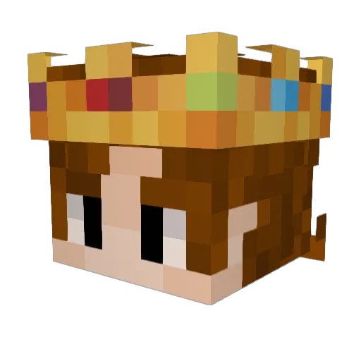 Blodie22 Minecraft avatar head, 3D render