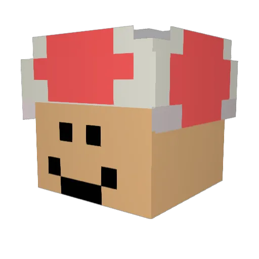 Blodyn04 Minecraft avatar head, 3D render