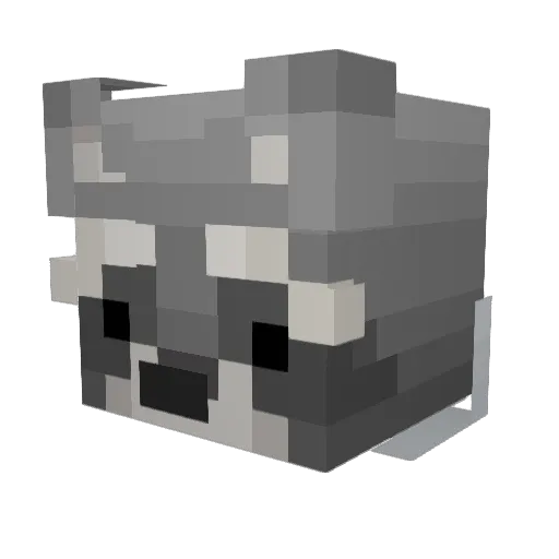 Bloempott Minecraft avatar head, 3D render