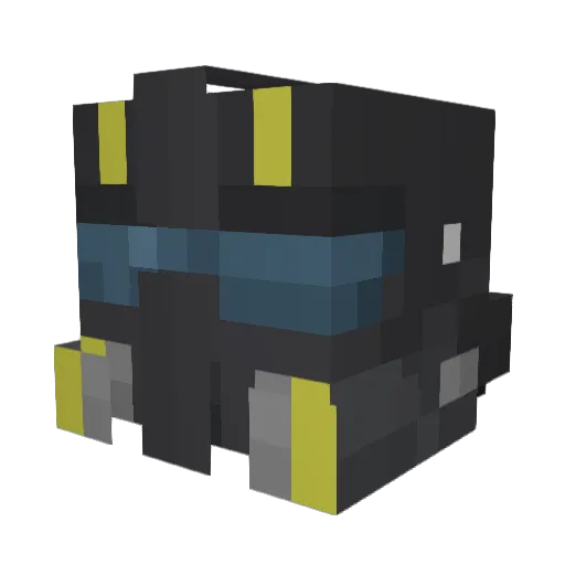 Bloepie26 Minecraft avatar head, 3D render