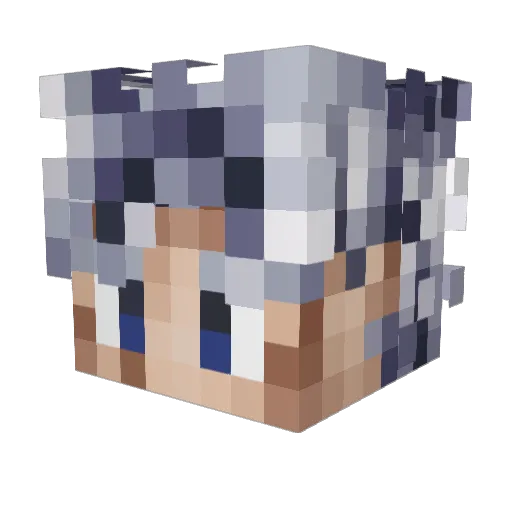 BloismanDaBoi Minecraft avatar head, 3D render