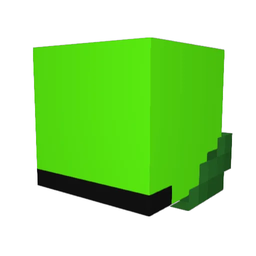 BlokVin Minecraft avatar head, 3D render