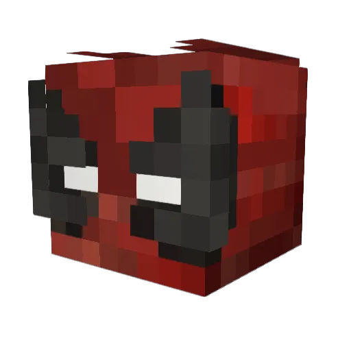 Blok_Buddy Minecraft avatar head, 3D render