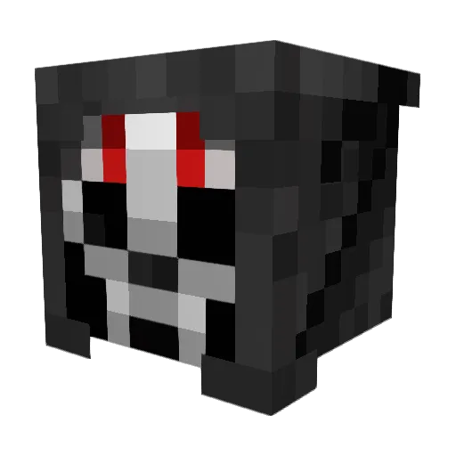 Blokalot Minecraft avatar head, 3D render