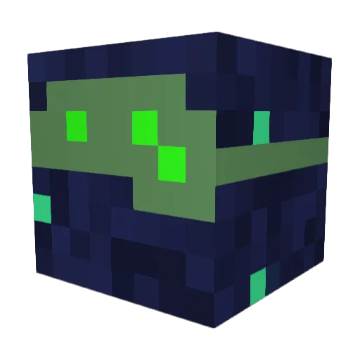 Blokkom Minecraft avatar head, 3D render