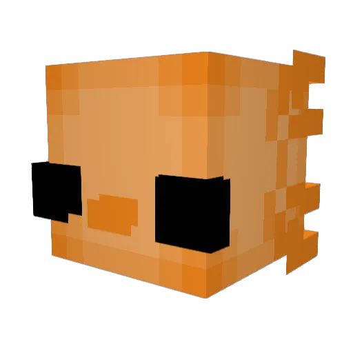 Blombas13 Minecraft avatar head, 3D render
