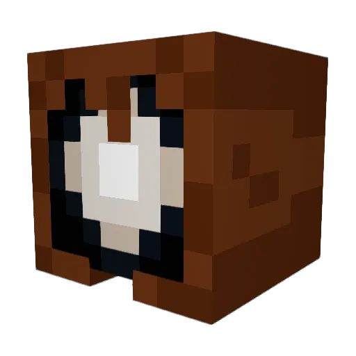 BlompleTroopa Minecraft avatar head, 3D render