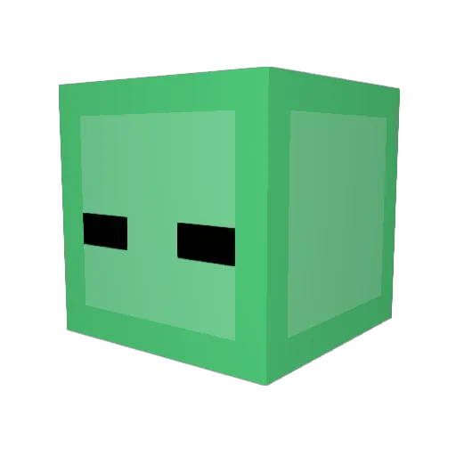Blond_148 Minecraft avatar head, 3D render