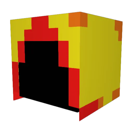 BlondeDude Minecraft avatar head, 3D render