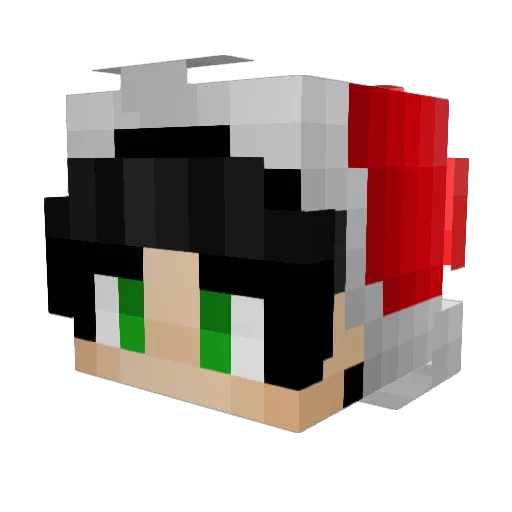 BlondeGarde00 Minecraft avatar head, 3D render