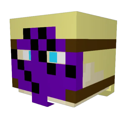 Blonde_Dwarf Minecraft avatar head, 3D render