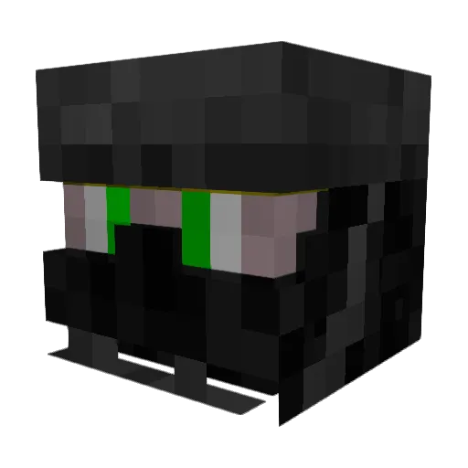 Blonsons Minecraft avatar head, 3D render