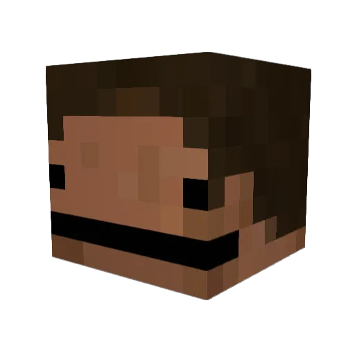 Bloo_Baroo2 Minecraft avatar head, 3D render