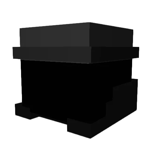 Blood16 Minecraft avatar head, 3D render