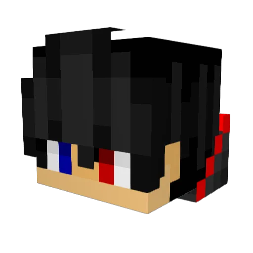 Blood2420 Minecraft avatar head, 3D render