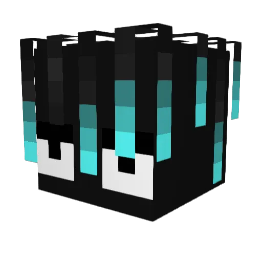 Blood5 Minecraft avatar head, 3D render