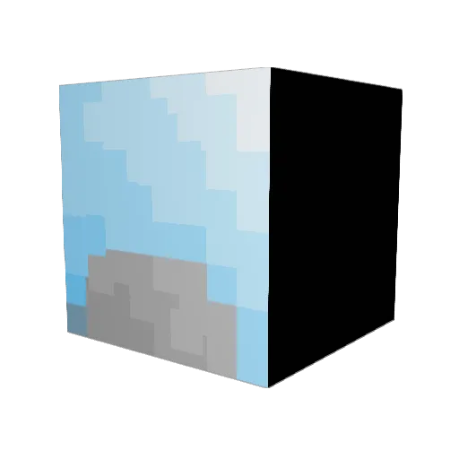 BloodBarrage Minecraft avatar head, 3D render