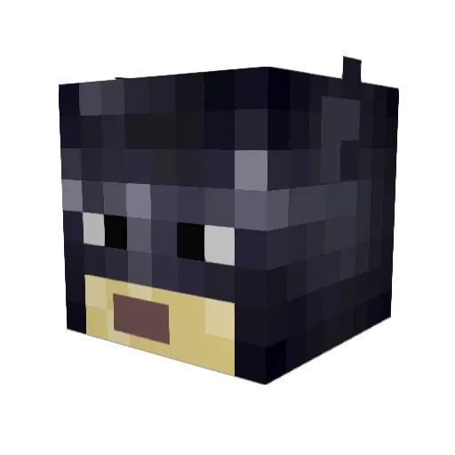 BloodBros26 Minecraft avatar head, 3D render