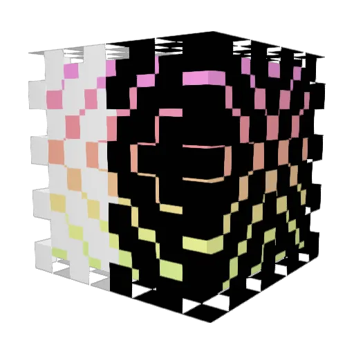 BloodHav0c Minecraft avatar head, 3D render