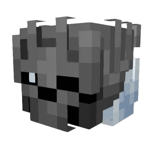 BloodKiller228 Minecraft avatar head, 3D render