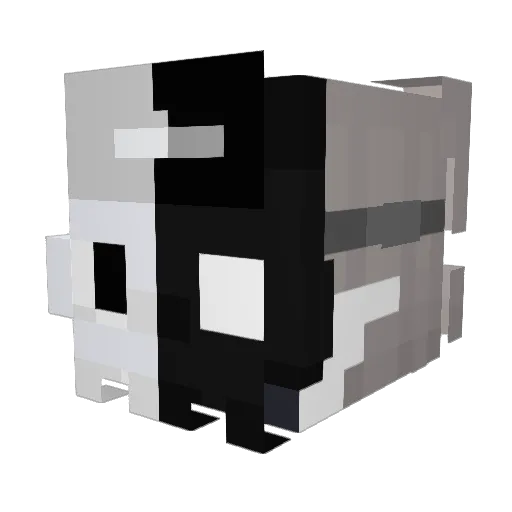 BloodLads Minecraft avatar head, 3D render