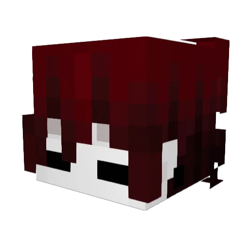 BloodVoid_ Minecraft avatar head, 3D render
