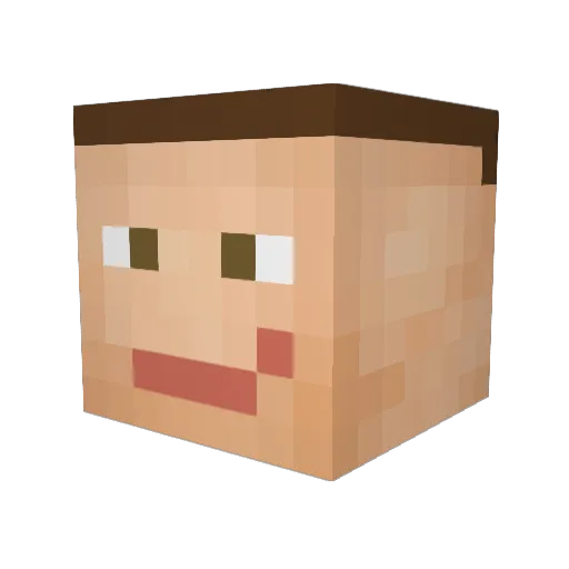 BloodZplasheR Minecraft avatar head, 3D render