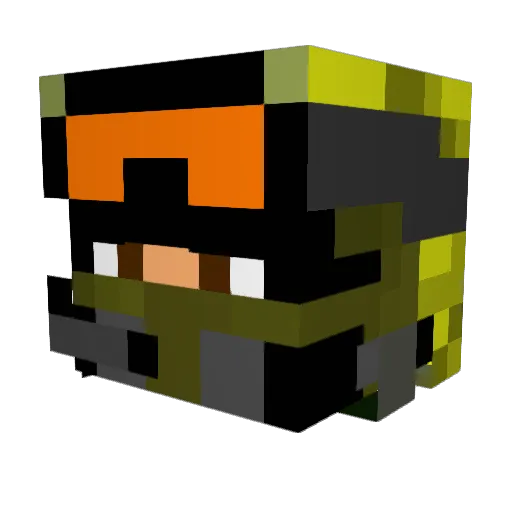 Blood_Cannon Minecraft avatar head, 3D render