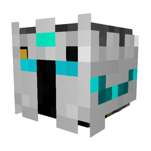 Blood_Kraffen Minecraft avatar head, 3D render