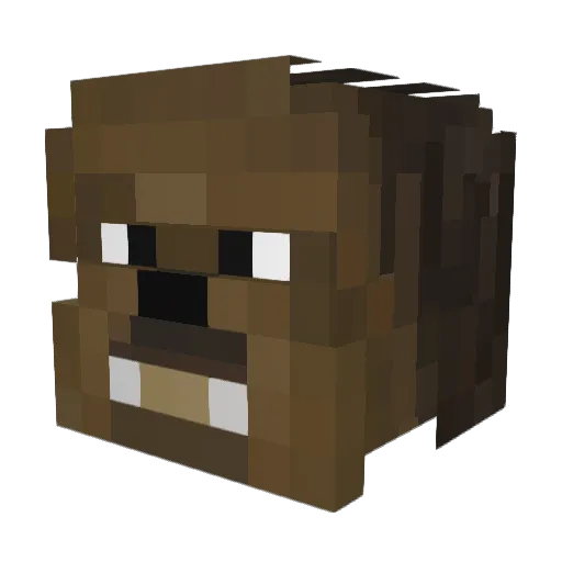 Blood_Legion Minecraft avatar head, 3D render