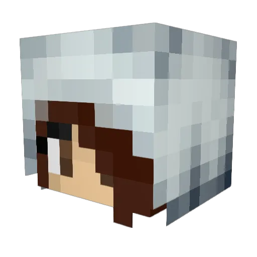 Blood_Rabe Minecraft avatar head, 3D render