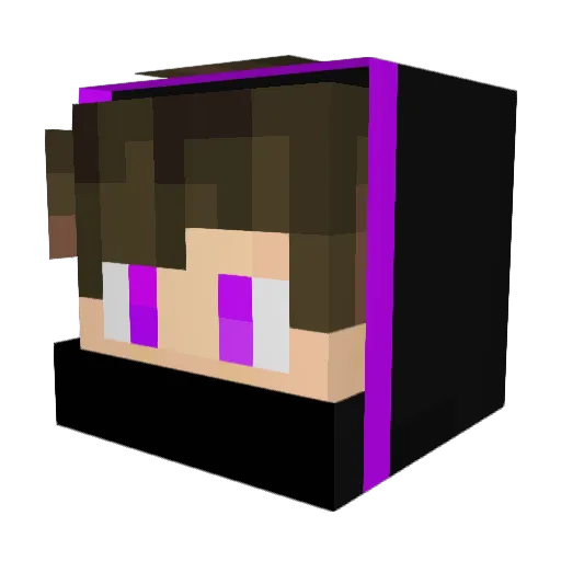 Blood_Ronin Minecraft avatar head, 3D render