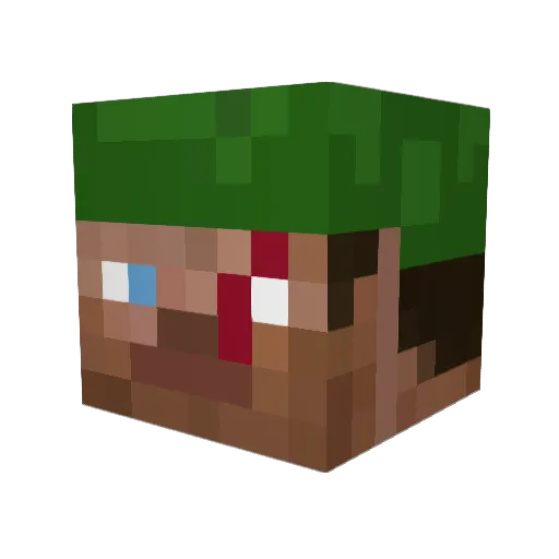BloodedPhoenix Minecraft avatar head, 3D render