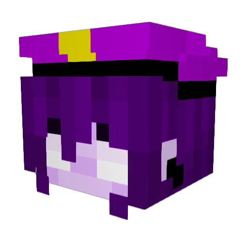 Bloodevoir Minecraft avatar head, 3D render