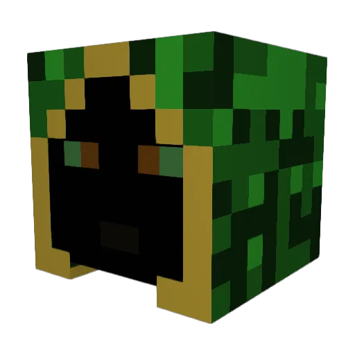 Bloodfox16 Minecraft avatar head, 3D render