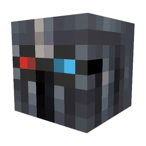 Bloodman007 Minecraft avatar head, 3D render