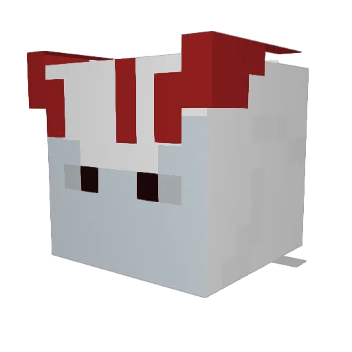 Bloodmoon_Aatrox Minecraft avatar head, 3D render